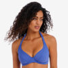 FREYA Jewel Cove halter bikini top met beugel, niet-voorgevormd 'Plain Azure'